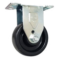 3" x 1-1/4" Polyolefin Wheel Rigid Caster Stainless Steel - Durable Superior Casters