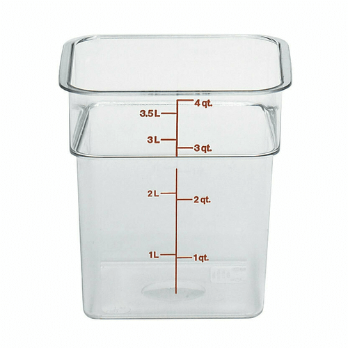 4 quart Square Cambro (EACH)