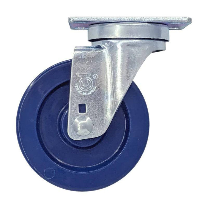 4" x 1-1/4" DuraLastomer Wheel Swivel Caster - Durable Superior Casters - product view 1