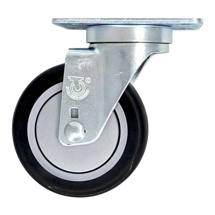 4" x 1-1/4" Poly-Pro Wheel Swivel Caster - Durable Superior Casters - product view 3