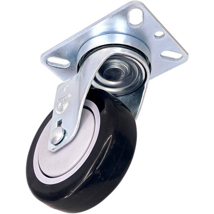 4" x 1-1/4" Poly-Pro Wheel Swivel Caster - Durable Superior Casters - product view 4
