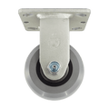4" x 2" Ergolastomer Wheel Rigid Caster - Durable Superior Casters - product view 1