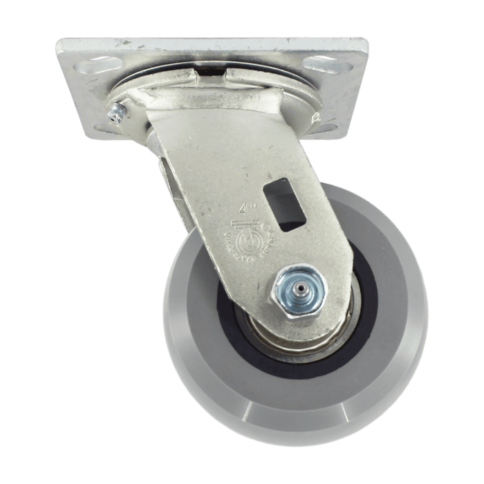 4" x 2" Ergolastomer Wheel Swivel Caster - Durable Superior Casters - product view 1