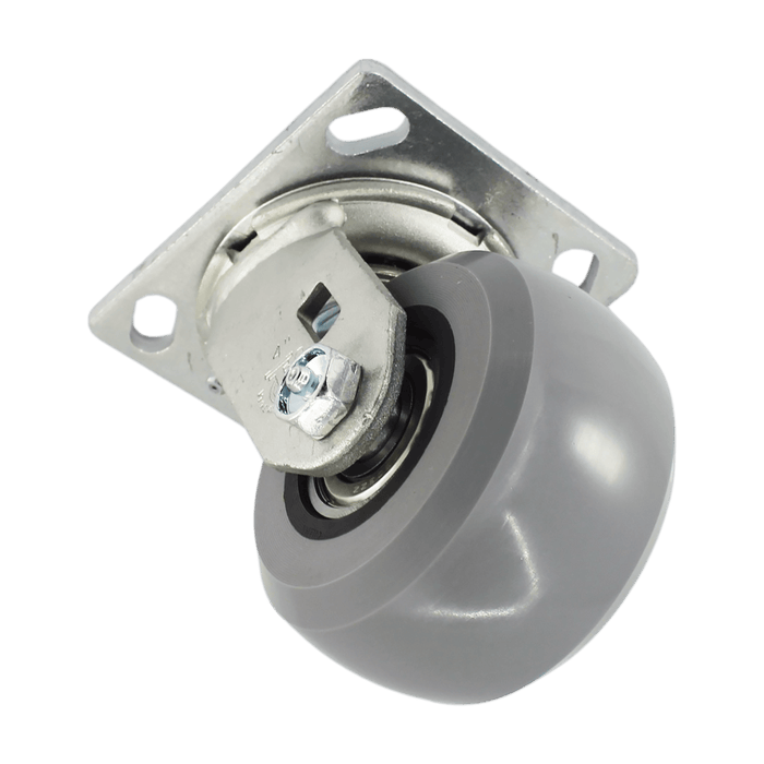 4" x 2" Ergolastomer Wheel Swivel Caster - Durable Superior Casters - product view 2