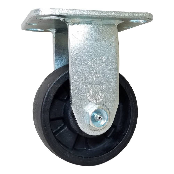 4" x 2" MaxRok Wheel Rigid Caster - Durable Superior Casters