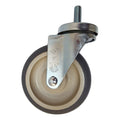 5" x 1-1/4" Thermo-Pro Wheel Threaded Swivel Stem Caster (1/2") - Durable Superior Casters