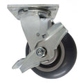 5" x 2" Thermo-Pro Wheel Swivel Caster W/ Brake - Durable Superior Casters