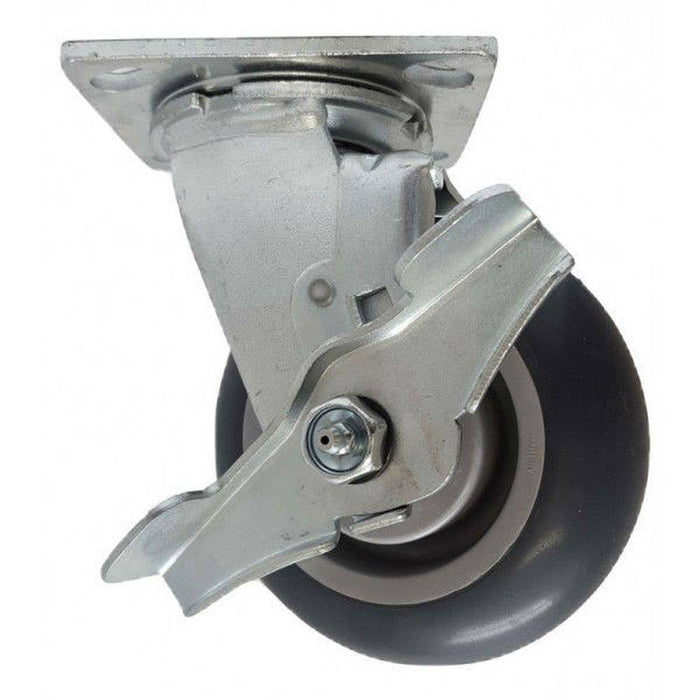 5" x 2" Thermo-Pro Wheel Swivel Caster W/ Brake - Durable Superior Casters