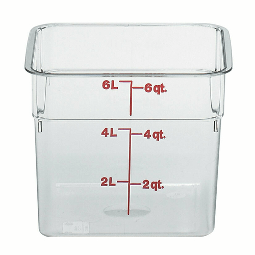 6 quart Square Cambro (EACH)