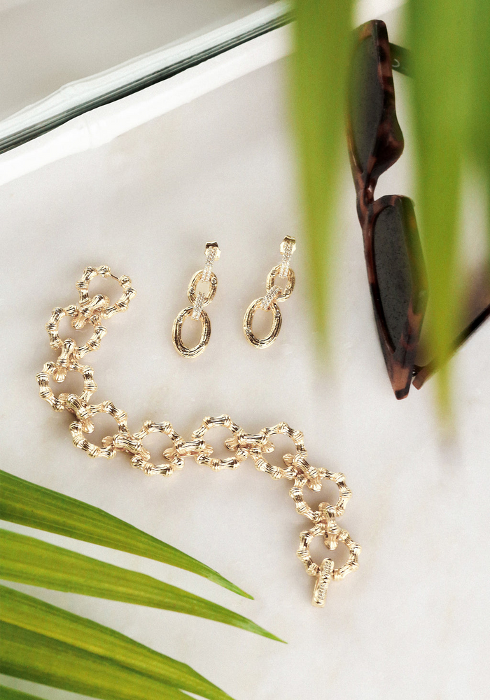 Anabel Aram Enchanted Forest Chain Earrings