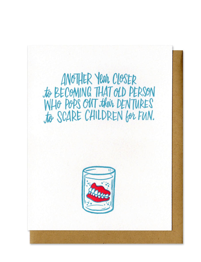 Another Year Closer - Birthday Card