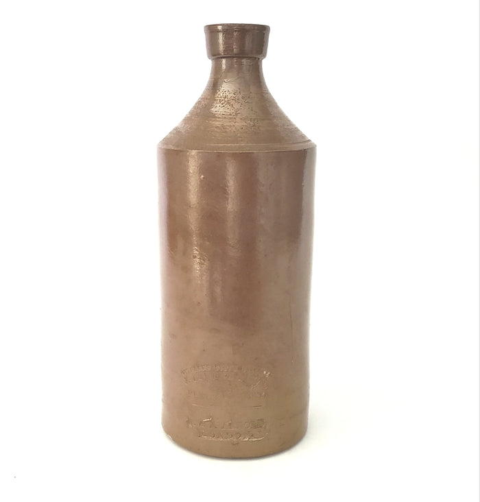 19th Century Antique Glazed Stoneware Master Ink Bottle London, England