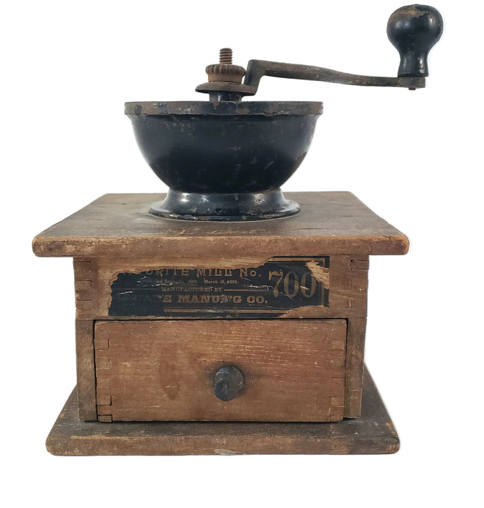 Antique Arcade "Favorite Mill 700" Hand Crank Coffee Grinder Mill Freeport Illinois