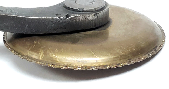 Antique Bookbinders Brass Roller Tool by Hoole Brooklyn, NY, ~ Late 1800's