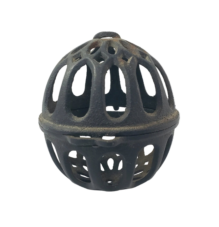 Antique Cast Iron Round String Holder Dispenser 4" General Store String Keeper