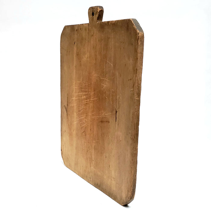 Antique Extra Large 5 Pound Farmhouse Dough Cutting Board w/ Handle