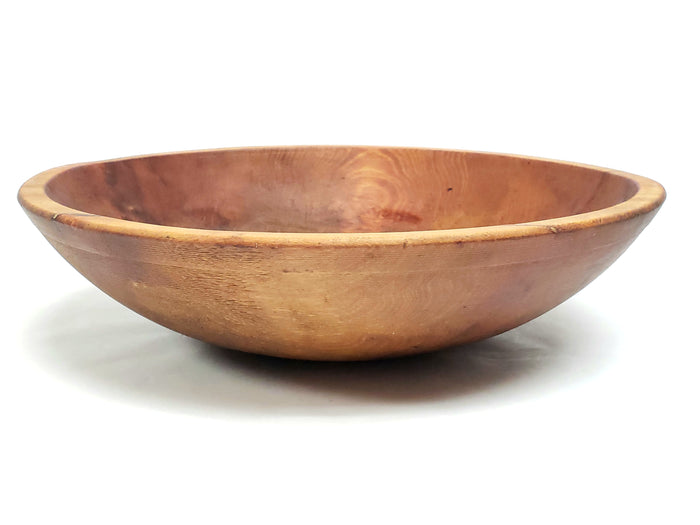 Antique Farmhouse Wooden Dough Bowl