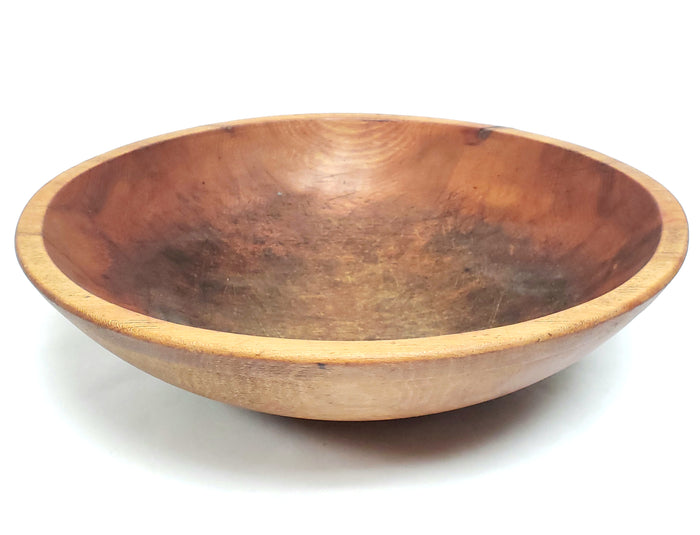 Antique Farmhouse Wooden Dough Bowl