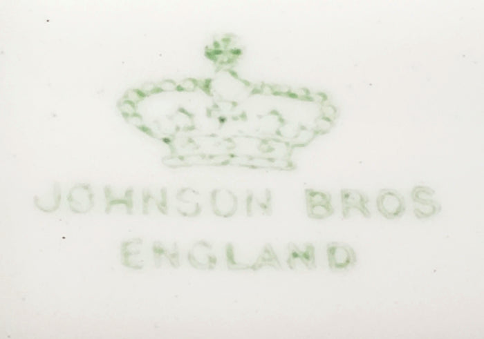 Antique Gravy Boat Pink Roses and Swags by Johnson Brothers England ~ 1891-1920