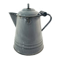 Antique Gray Enamelware Chuckwagon Cowboy Coffee Pot 1 Gallon