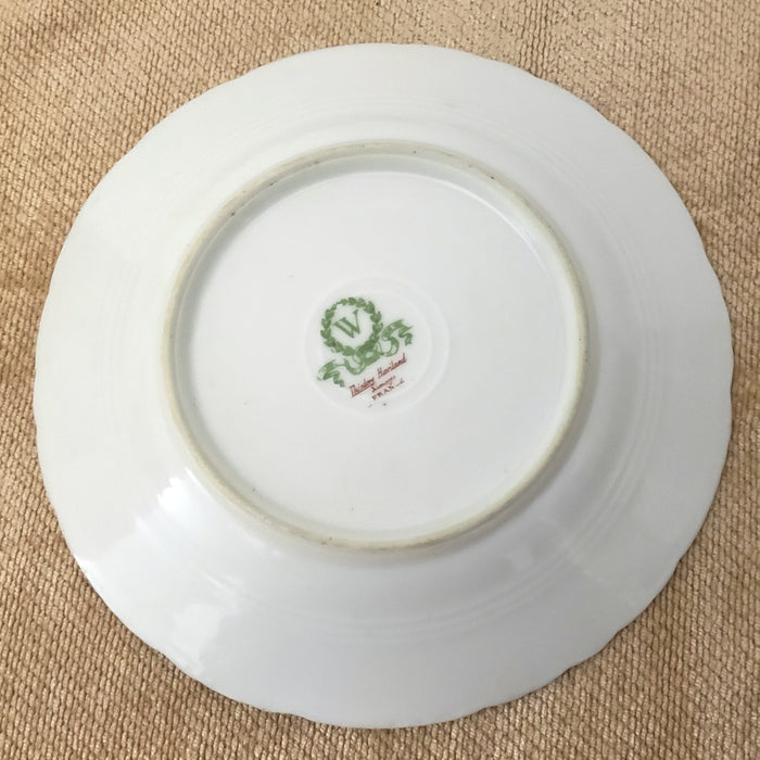 Antique Haviland Bread & Butter Side Plates Set of 10 Decorated for Wanamakers Early 1900s