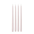 Antique Pink 35cm Taper Candles Pack of 4