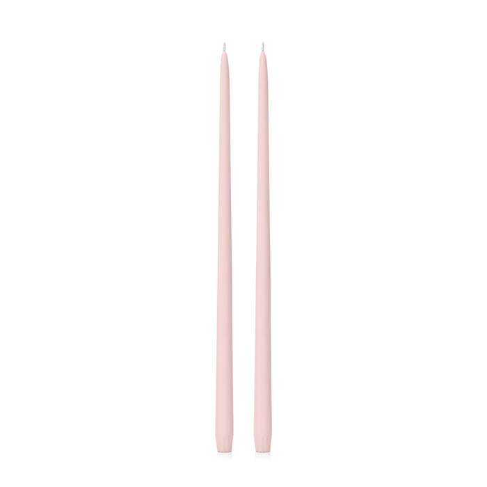 Antique Pink 45cm Taper Candles Pack of 2