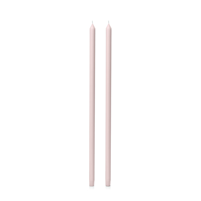 Antique Pink 60cm Dinner Candles Pack of 2