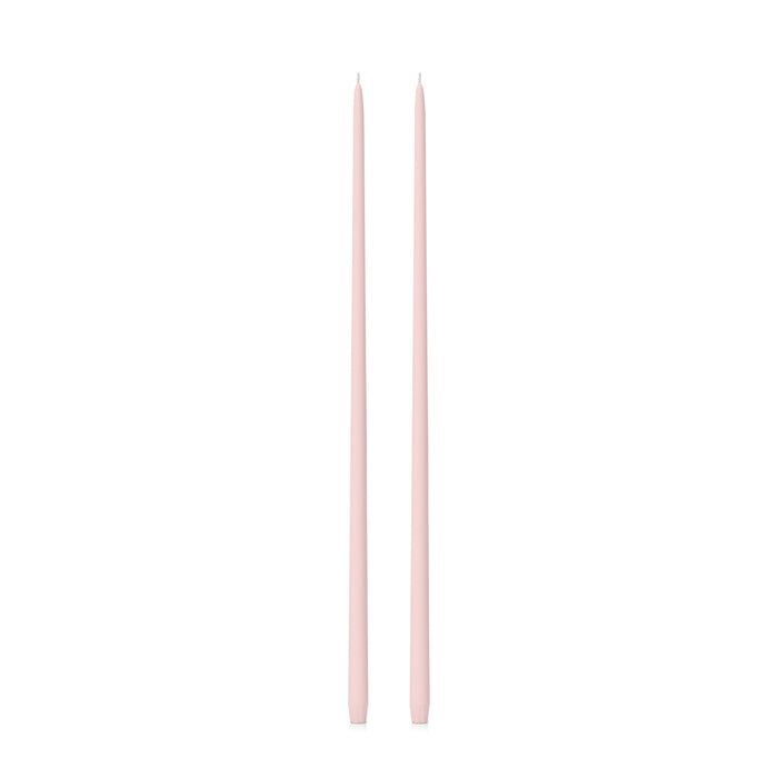 Antique Pink 65cm Taper Candles Pack of 2