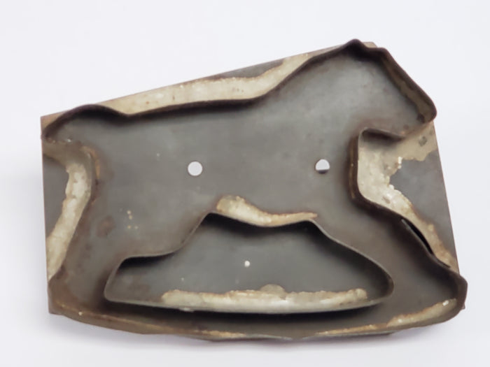 Antique "Rocking Horse" Cookie Cutter w/ Flat Back Soldered Seams