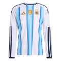 adidas Argentina 26 Authentic Home Long Sleeve Jersey | Ice Blue / White | Men's