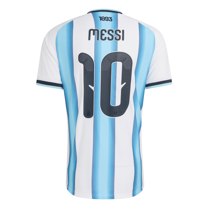 adidas Argentina 26 Messi Authentic Home Jersey | Ice Blue/White | Men's