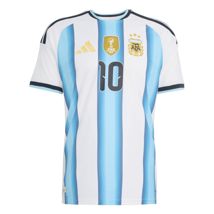 adidas Argentina 26 Messi Authentic Home Jersey | Ice Blue/White | Men's