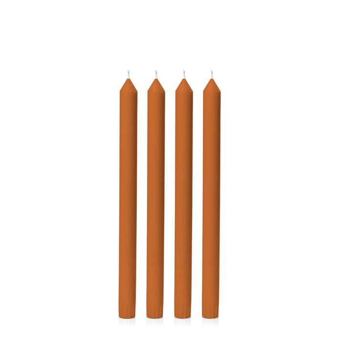 Baked Clay 30cm Dinner Candles - Pack of 96