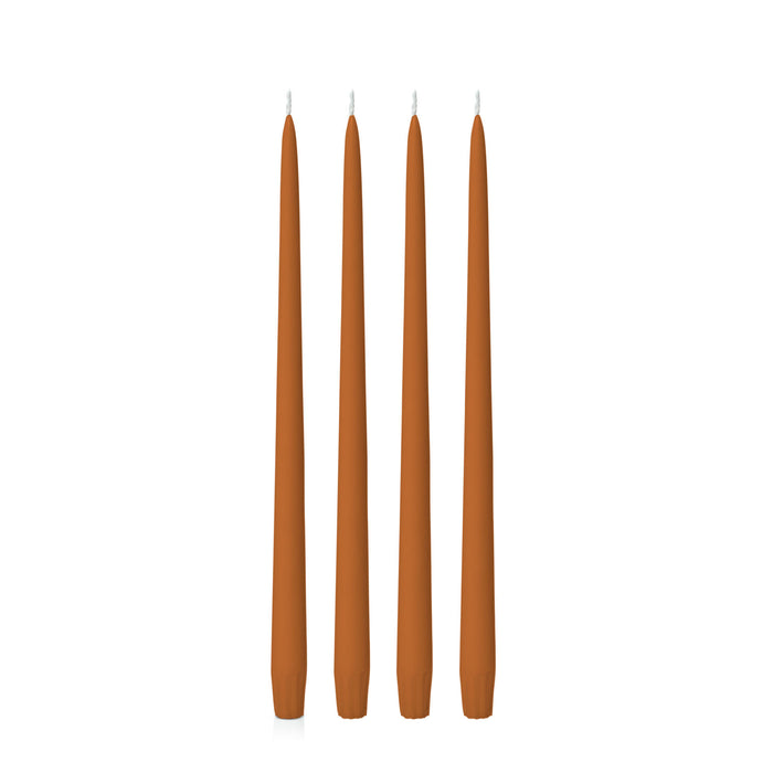 Baked Clay 35cm Taper Candles Pack of 4