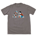 Baseline - Blockhead Tee (Charcoal/Red & Blue)