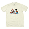Baseline - Blockhead Tee (Ivory/Red & White)