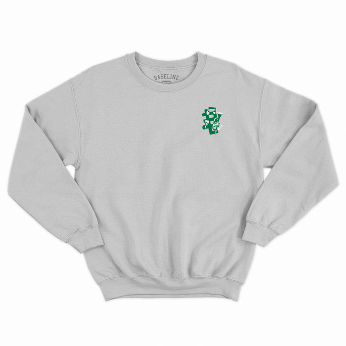Baseline - Jazz Crew (Grey Melange/Green & White)