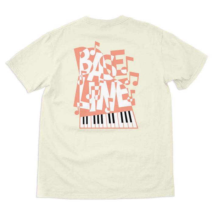 Baseline - Jazz Tee (Ivory/Salmon & White)