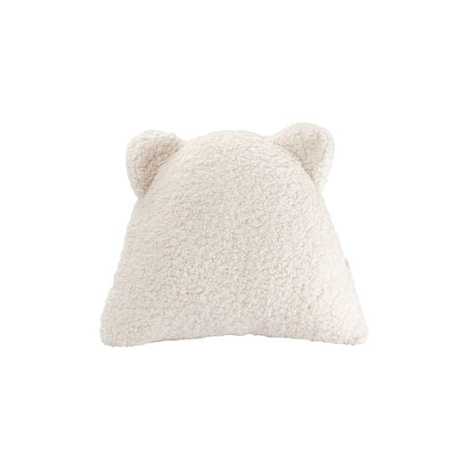 Wigiwama Bear Cream White Cushion  at Rugs by Roo