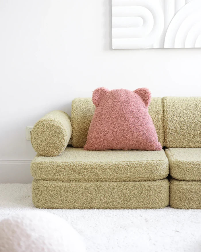 Bear Guava Cushion - Rugs by Roo