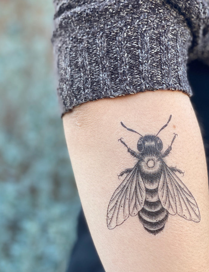 Bee Temporary Tattoo