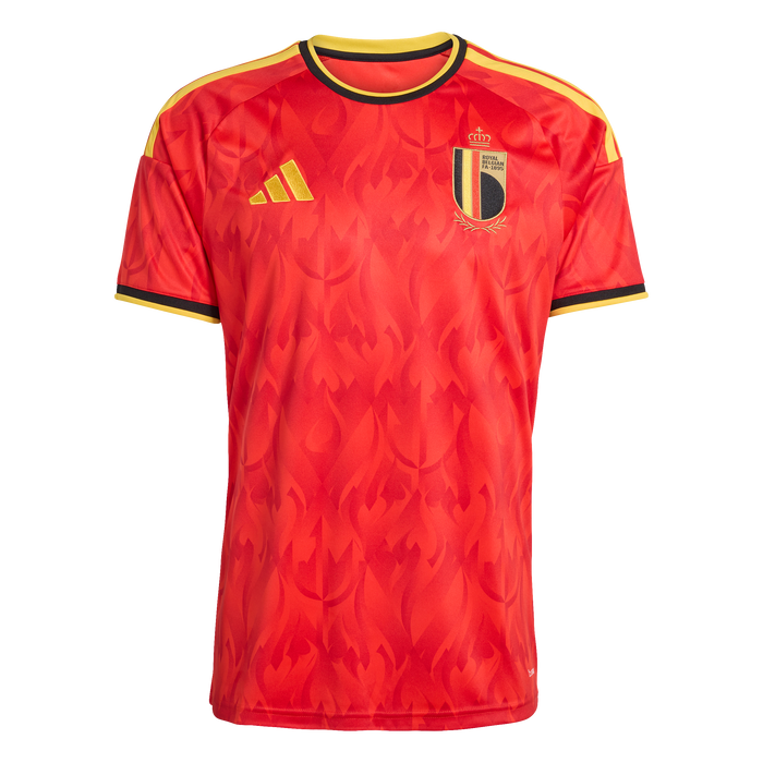 adidas Belgium 26 Home Jersey | Red / Bold Gold | Men's