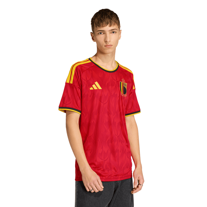 adidas Belgium 26 Home Jersey | Red / Bold Gold | Men's