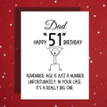 Birthday Greeting Card: Age Is Just A Number