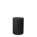Black 10.5cm x 15cm Pillar Pack of 1