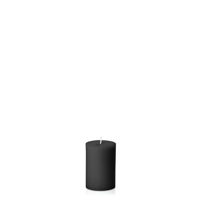 Black 5cm x 7.5cm Slim Pillar Pack of 1