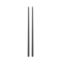 Black 65cm Taper Candles Pack of 2