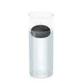 Black 7.5cm Floating Candle in 10cm x 25cm Glass Pack of 1
