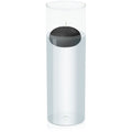 Black 7.5cm Floating Candle in 10cm x 30cm Glass Pack of 1